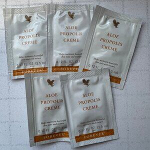 5X forever living Aloe Propolis Creme Samples 3.5 ML EACH